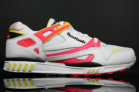Reebok ERS 5000 White Pink Black Yellow Reebok ERS 5000 White Pink Black Yellow