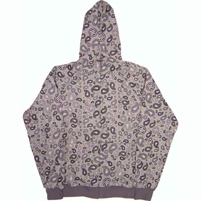 Triumvir3 Stoned Paisley Zip Hoody